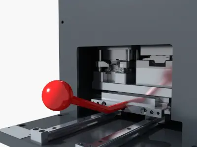  3D model Industrial Equipment 45 - Car Button Switch Press Fit 3D model