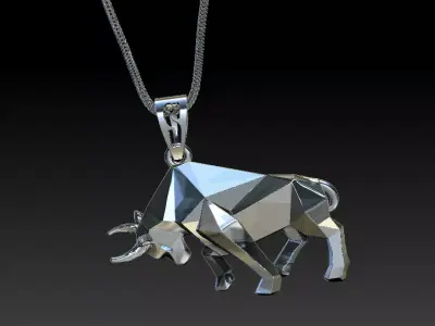 Animal bull 3D print model 3D print model