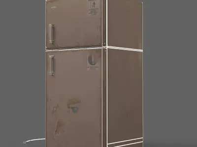 Photorealistic Fridge Low-poly 3D model