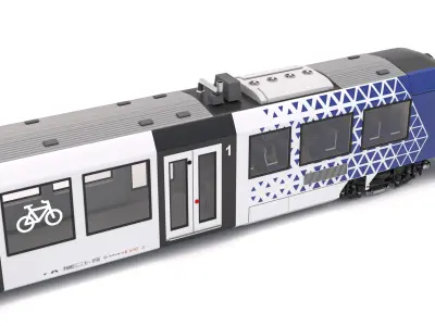 Vlexx Alstom Coradia LINT 54 Train 3D model