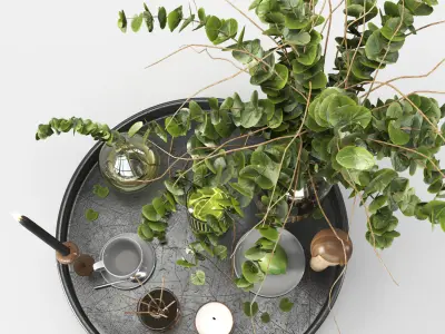 Decorative set 014 3D model