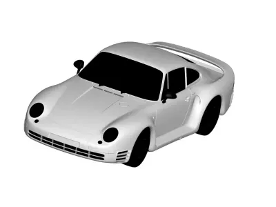 porsche 959  3D model