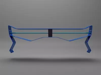 High-Performance Car Rear Wing 3D model