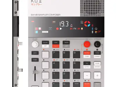 Teenage engineering EP-133 KO II 3D model