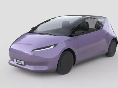 Generic Compact Electric Hatchback 3D model