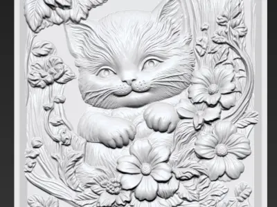 Cat A20 3D print model