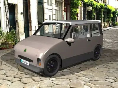 Tich microcar concept 3D model