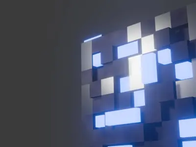 minecraft diamond ore Free low-poly 3D model
