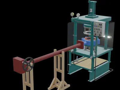 Butterfly Valve 3D model