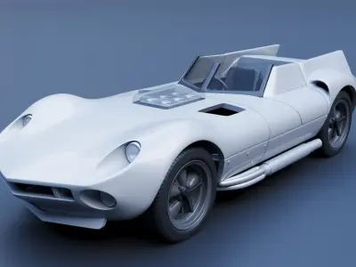 Chaparral 1 - 1963  3D print model