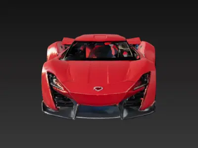 Sport Car 3D Model Series 4 3D print model
