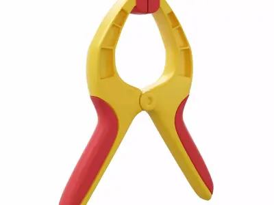 Plastic Clamps 3D model