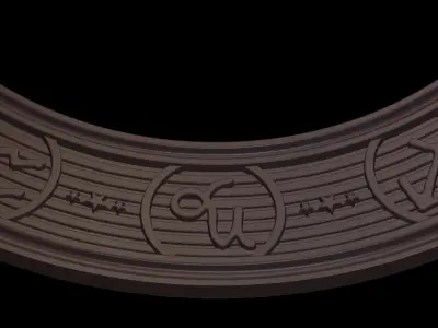 Zodiac Frame 3D print model
