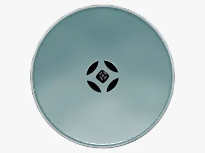 Wrought studio feliciana petal accent stool 3D model