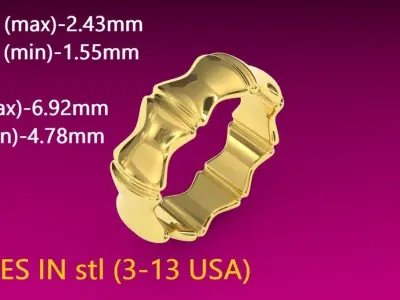 ELEGANT RING MINIMALISM Free 3D print model