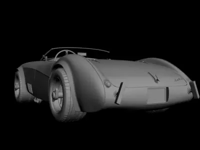 Austin Healey 1004 V8 custom 3D model
