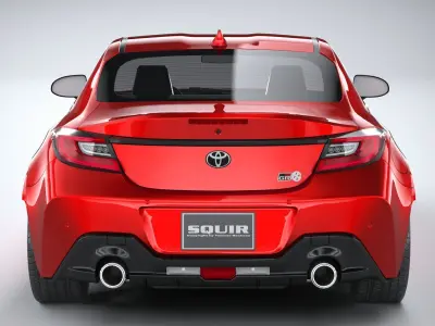 Toyota GR 86 2022 LowPoly 3D model