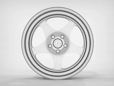 Machined Wheel  3D model