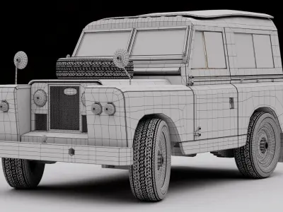 Land Rover car 3D model