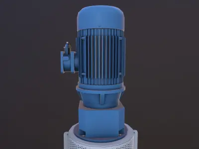 Pump 3D Model Low-poly 3D model