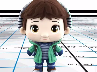 Mike W StrangerThingd plushie 3D model