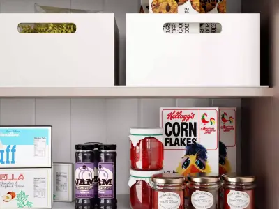 kitchen accessories shelf 3D model