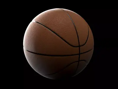 basketball ball 3D model 5