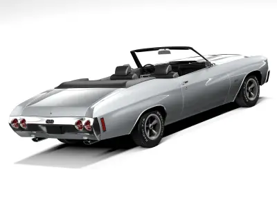 Chevrolet Chevelle SS Convertible 1971 3D model