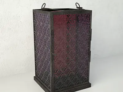 Moroccan Votive Lamps 3D model