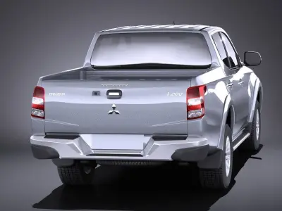 Mitsubishi L200 2017 VRAY 3D model