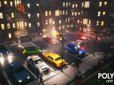 POLYGON - City Pack Low-poly 3D model