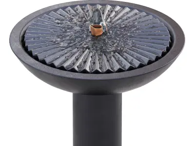 Equinox Birdbath Fountain 3D model