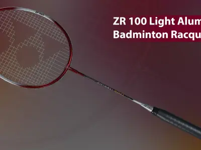 ZR 100 Light Aluminium Badminton Racquet 3D model