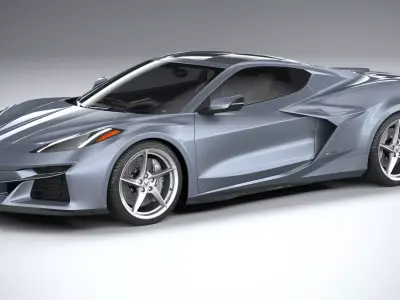 Chevrolet Corvette E-Ray CG 2024 3D model
