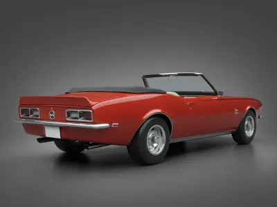 1968 Chevrolet Camaro SS Convertible 3D model