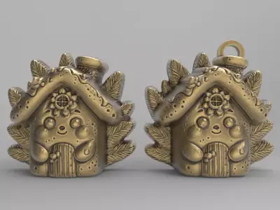 christmas homecookie decor  3D print model