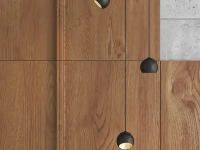 Decorative wall panel set 101 3D model