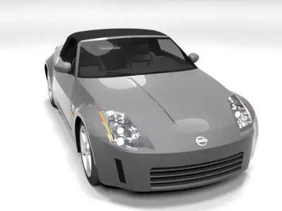 NISSAN 350Z LOWPOLY Low-poly 3D model