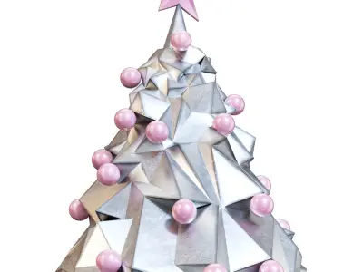 Modern Christmas tree 3D model