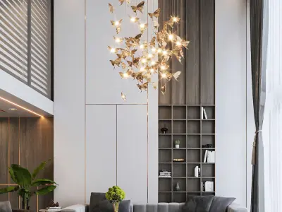 Interior - Full model - Vray for sketchup 3D Model Collection