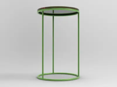 Nulk Side Table Low-poly 3D model
