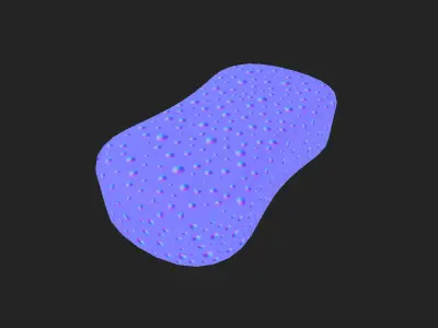 Sponge Low-poly 3D model