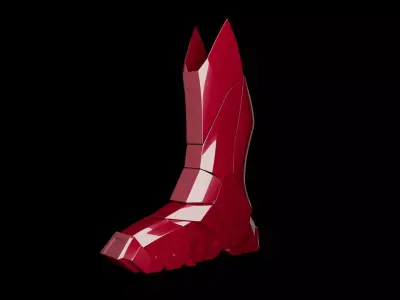 Iron man leg Free 3D model