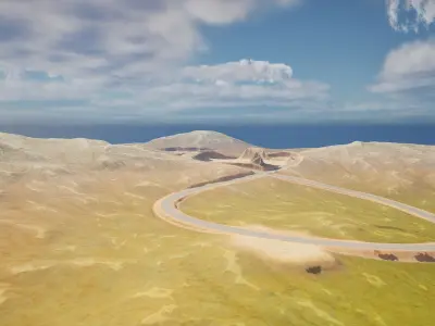 Free Terrain 003 Free 3D model