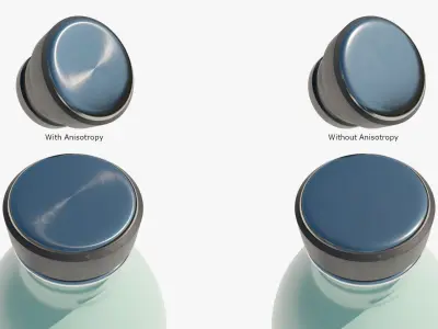 Stainless Steel Water Bottle 3D model buy
