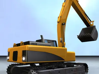 Excavator pala 3D model