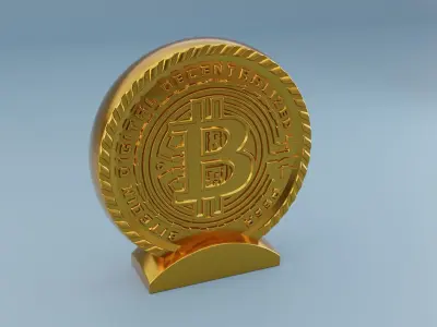 Bitcoin Crypto Cup 3D print model  3D print model