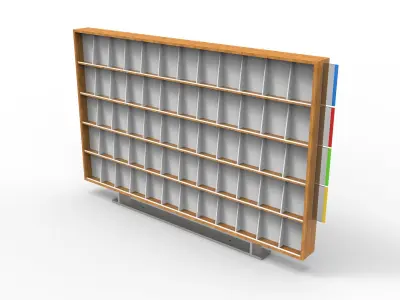 Magazine Rack 3D print model