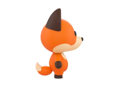 Character020  Fox 3D model