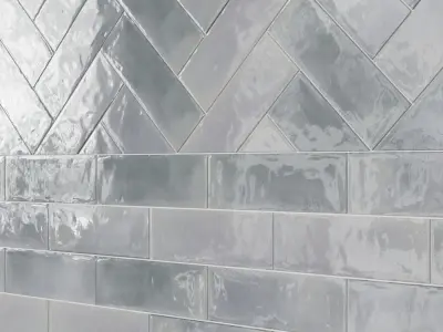 Diesel Camp White Glaze 4x12 Ceramic Tile 3D model